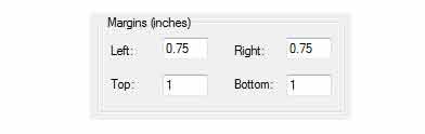 Notepad Page Margin